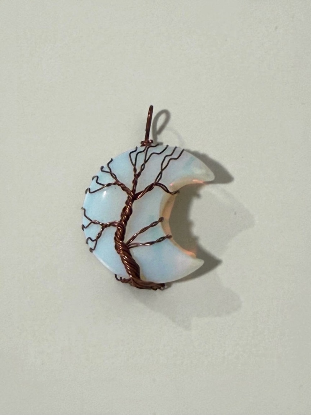 Opalite Moon Pendant